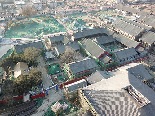 四氏學(xué)堂仿古建筑施工